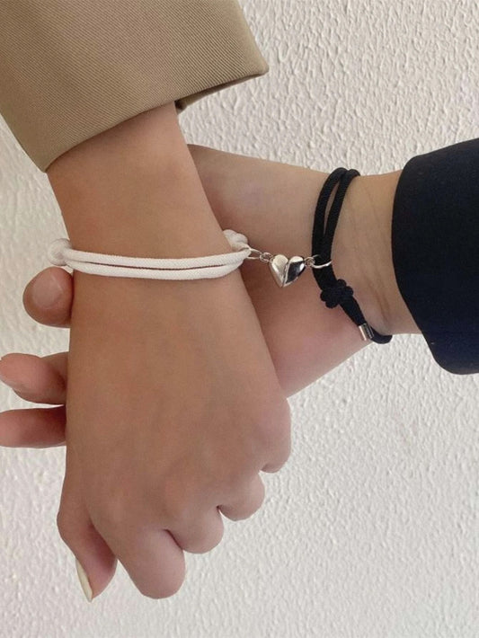 Magnetic heart bracelets 🧲🩶