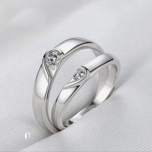 1/2 Heart rings ✨
